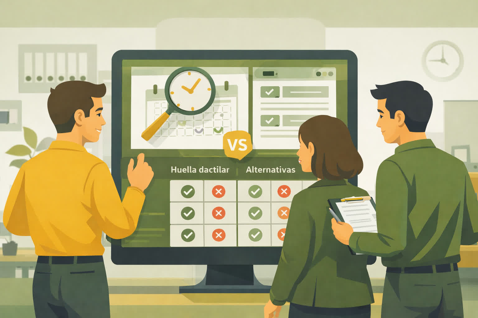 App de control horario legal en España como alternativa al fichaje biométrico