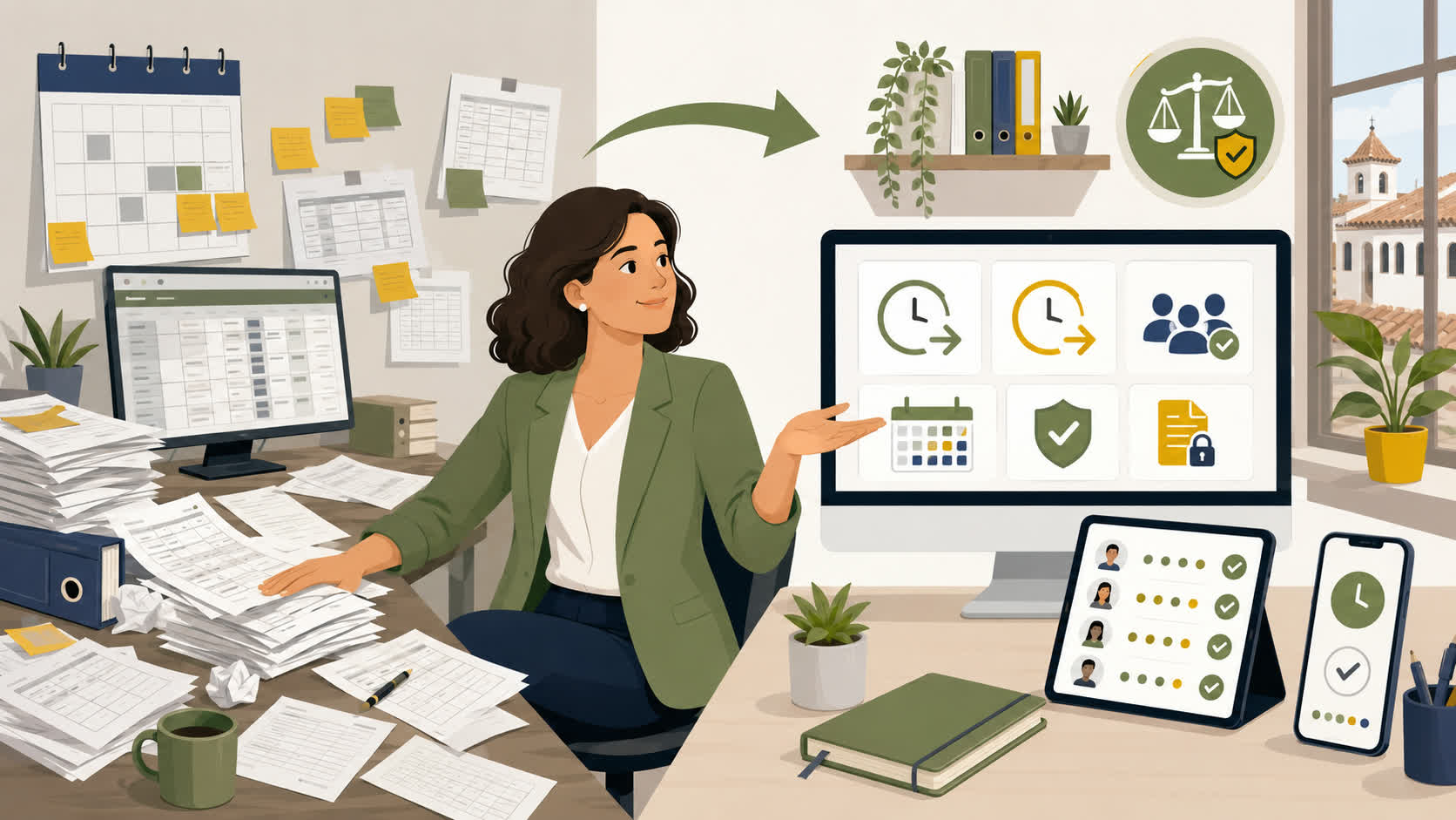 App de fichaje laboral para digitalizar el registro horario en una pyme