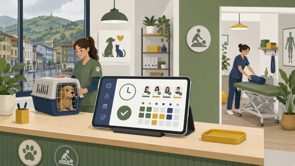 Control horario digital para centros veterinarios y fisios en Asturias