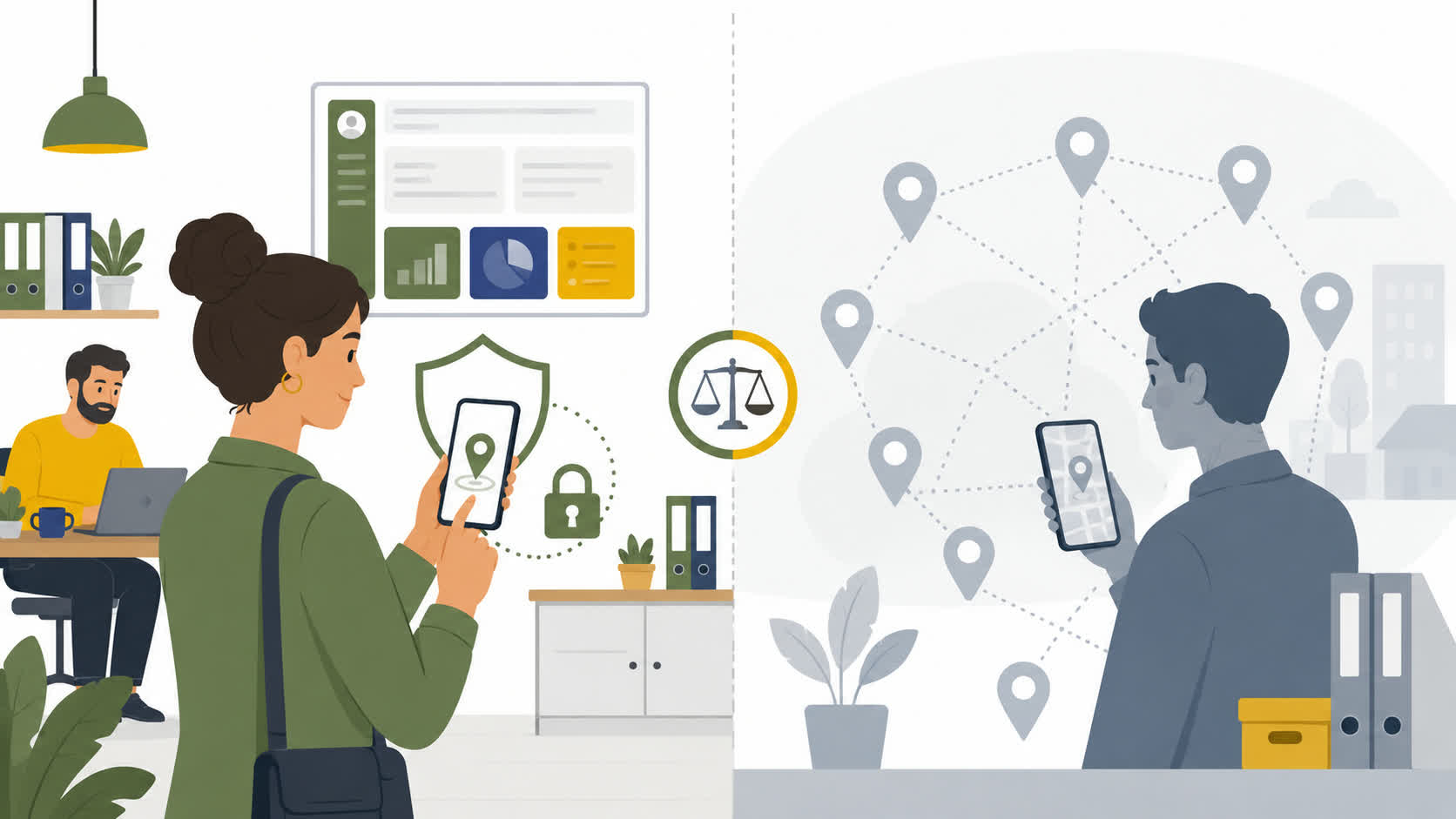 Límites legales de la geolocalización en el fichaje y privacidad laboral