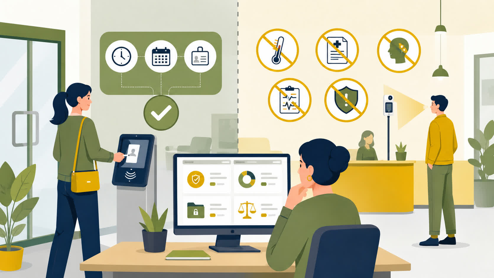 Límites legales de medir temperatura en el acceso al trabajo