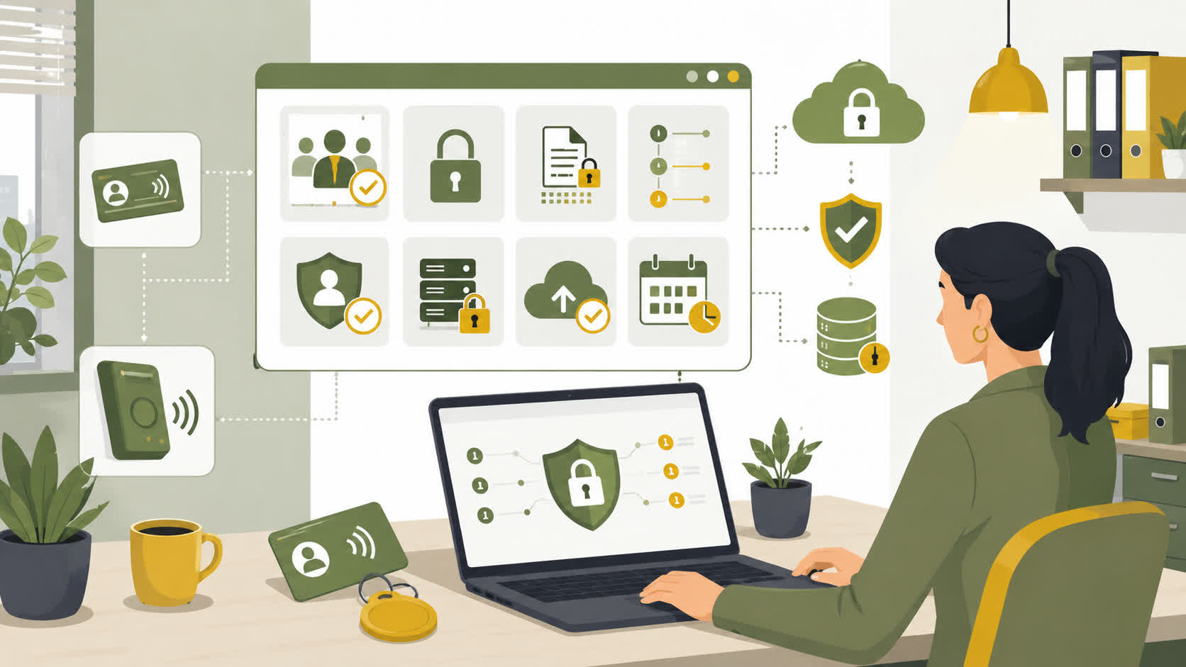 Protección de datos en fichaje con tarjetas NFC o RFID