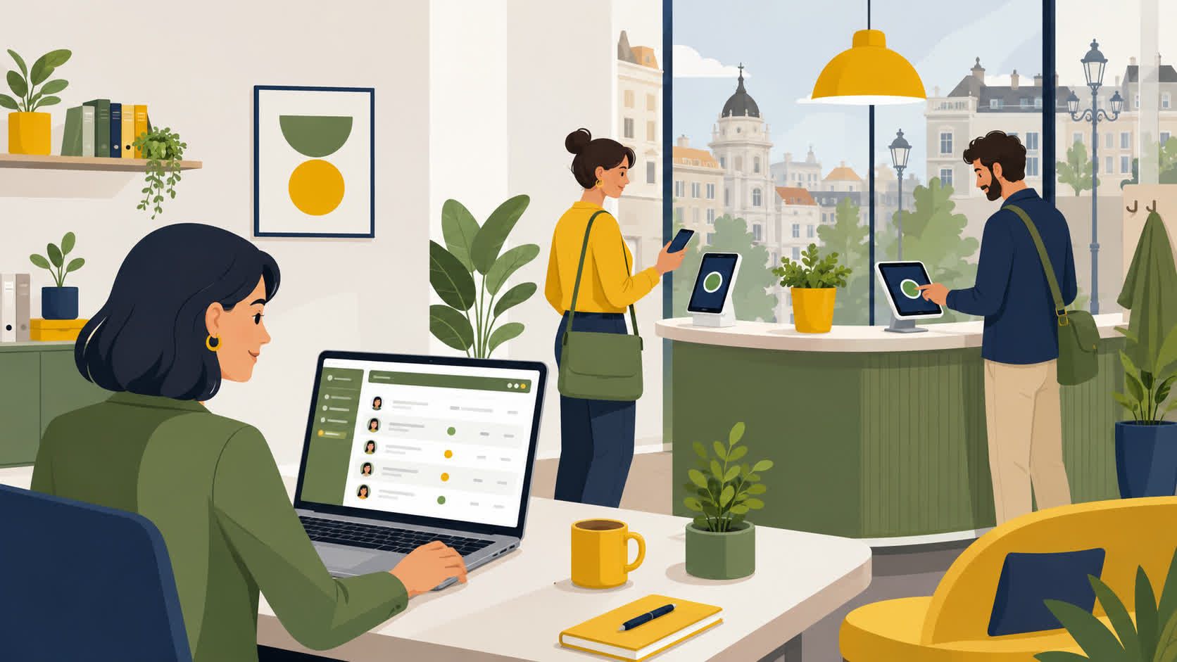 App para fichar en una pyme de Madrid con control horario digital