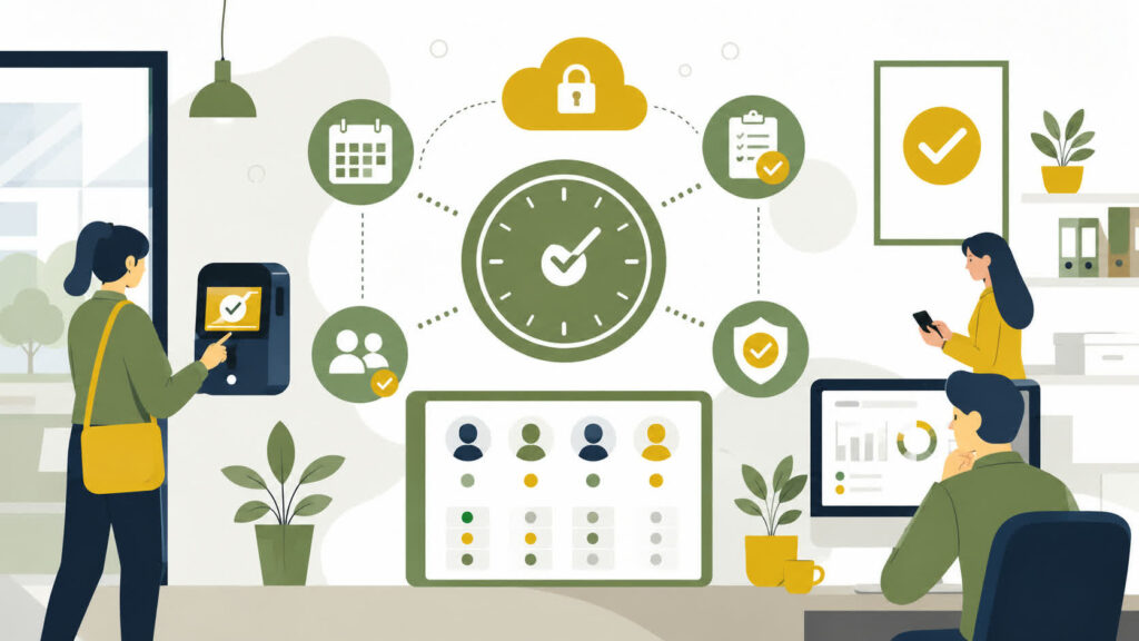Sistema de fichaje para empresas con control horario digital en una pyme